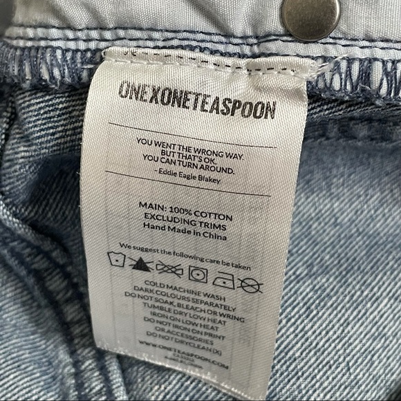 One Teaspoon High Waisted Bandits size 29 - Picture 13 of 14